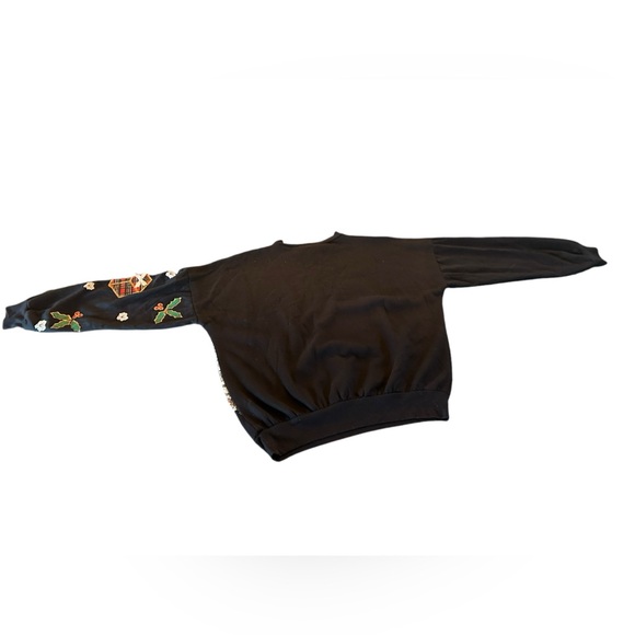 Vintage 90s Christmas Ugly Sweatshirt Puffy Paint - Picture 3 of 5